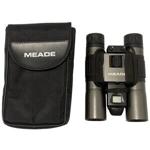 Meade CaptureView Generation II 8x22 Binoculars Complete Tested Working W/ Case